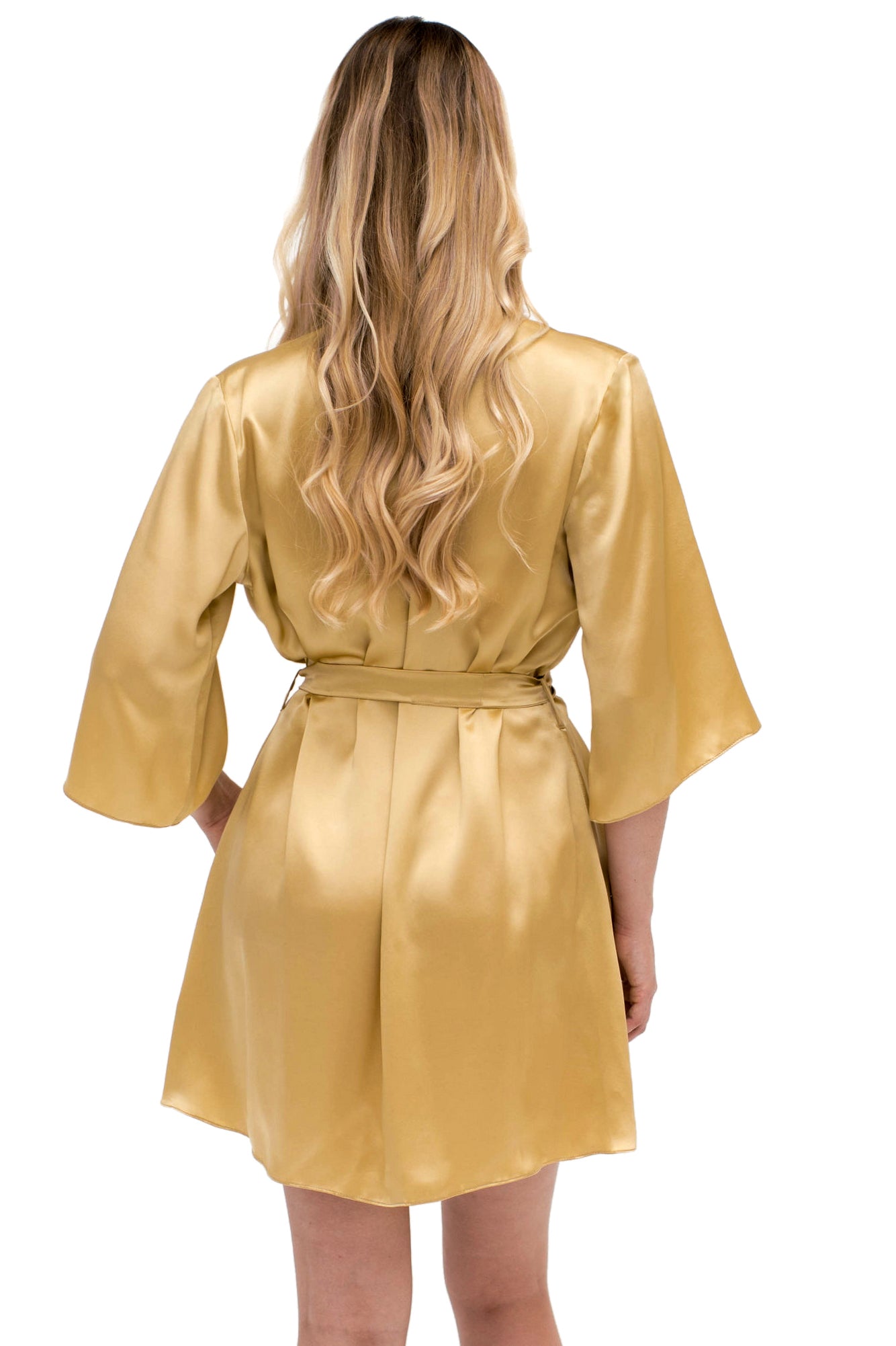 Amazon.com: Hotel Bathrobe，Womens MenTowelling Robe Plush Pajamas，Silk Spa  Robe Length Dressing Gown for Shower Hotel Holiday (Color : Gold, Size :  Small) : Everything Else